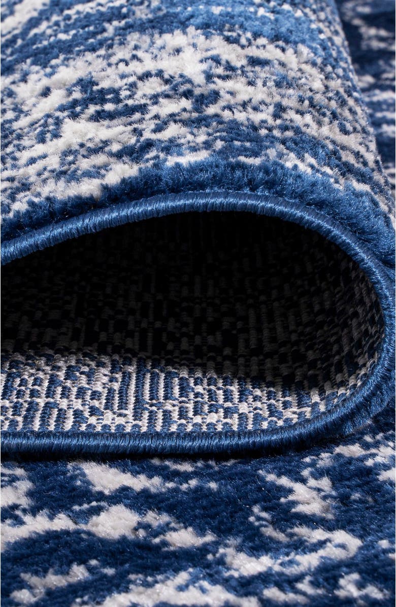 JONATHAN Y Soleiman Modern Persian Area Rug, Alternate, color, Navy
