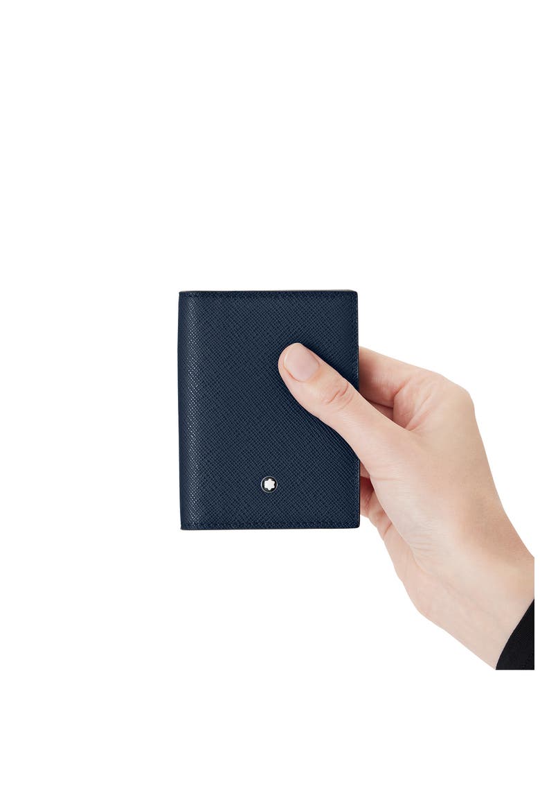 Sartorial Leather Bifold Wallet, Alternate, color, INK BLUE