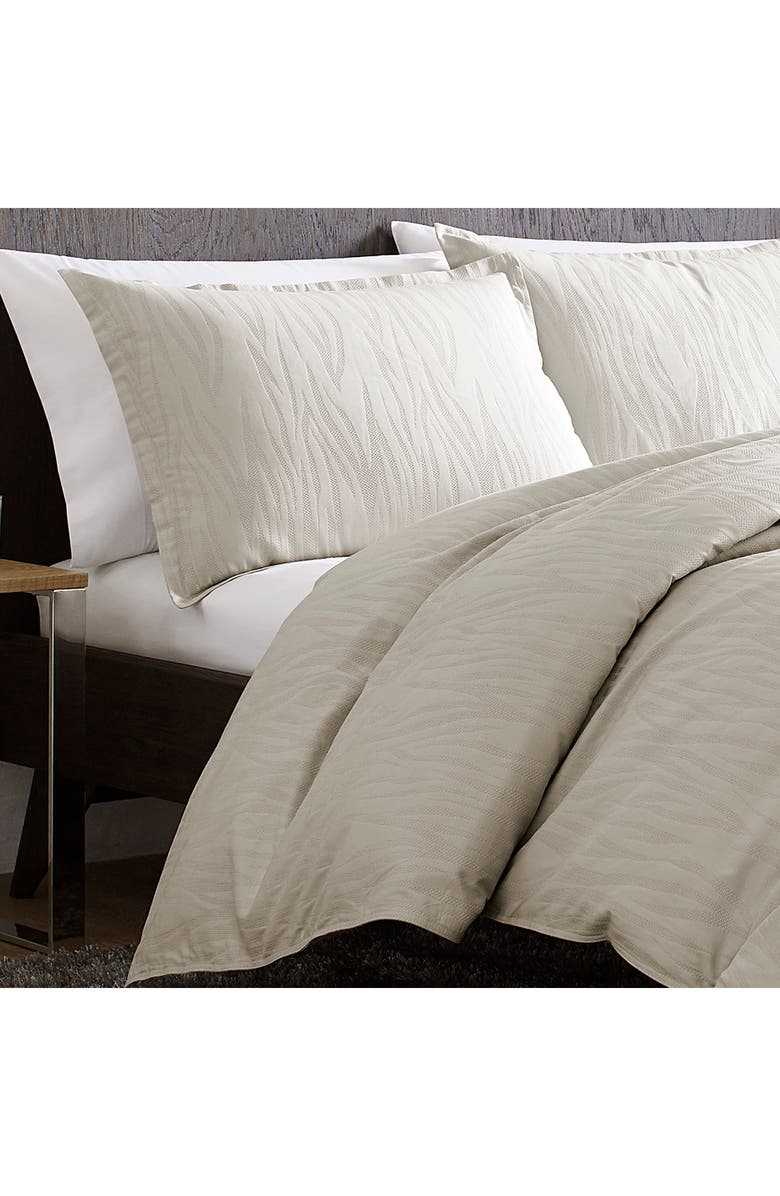Kenneth Cole New York Lawrence Cotton Jacquard Full/Queen Duvet Set, Alternate, color,