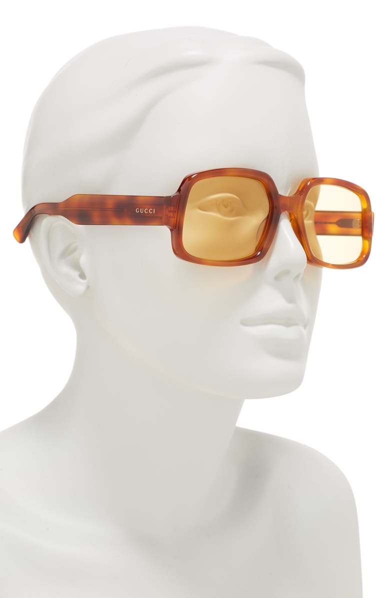 Gucci 56mm Square Sunglasses, Alternate, color,