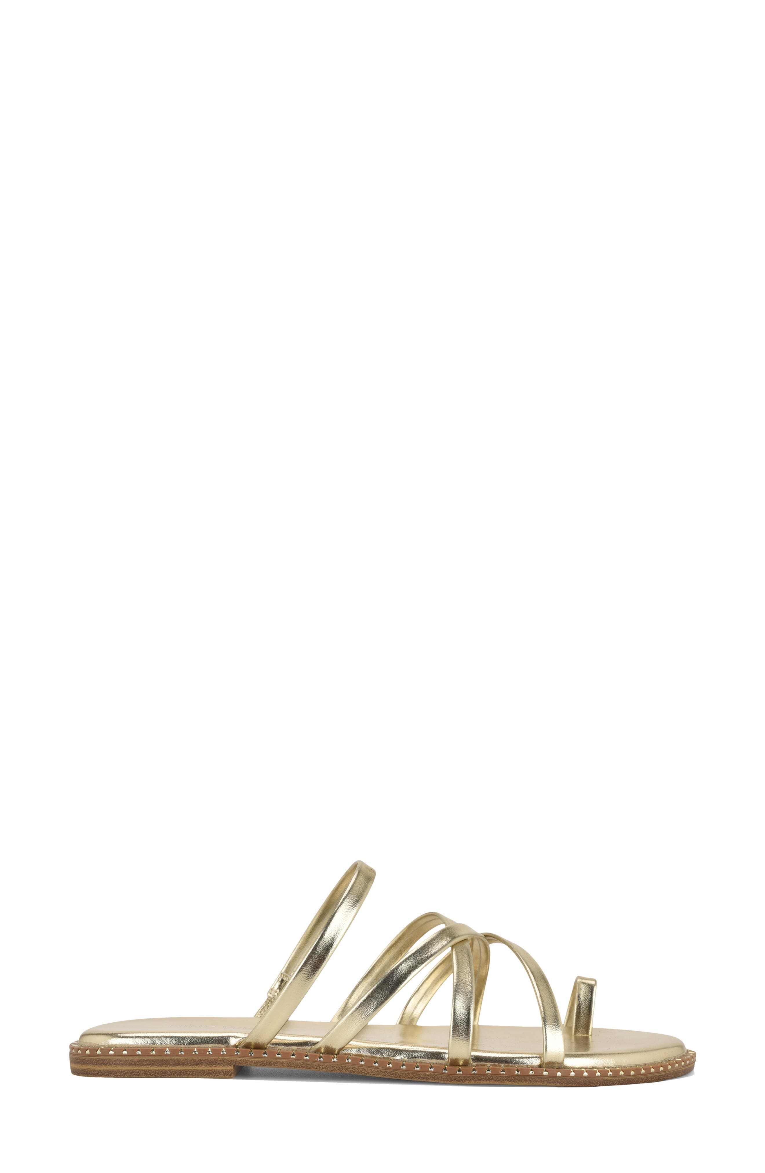 Digen Toe Loop Sandal, Alternate, color, GOLD