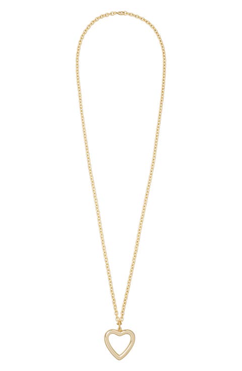 The Puffy Open Heart Necklace