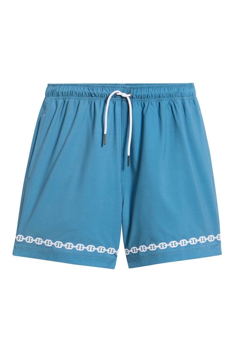 Link Swim Trunks, Main, color, BLUE