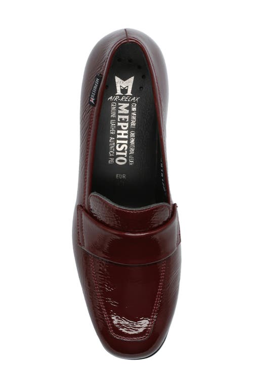 Mephisto Josephine Loafer In Burgundy
