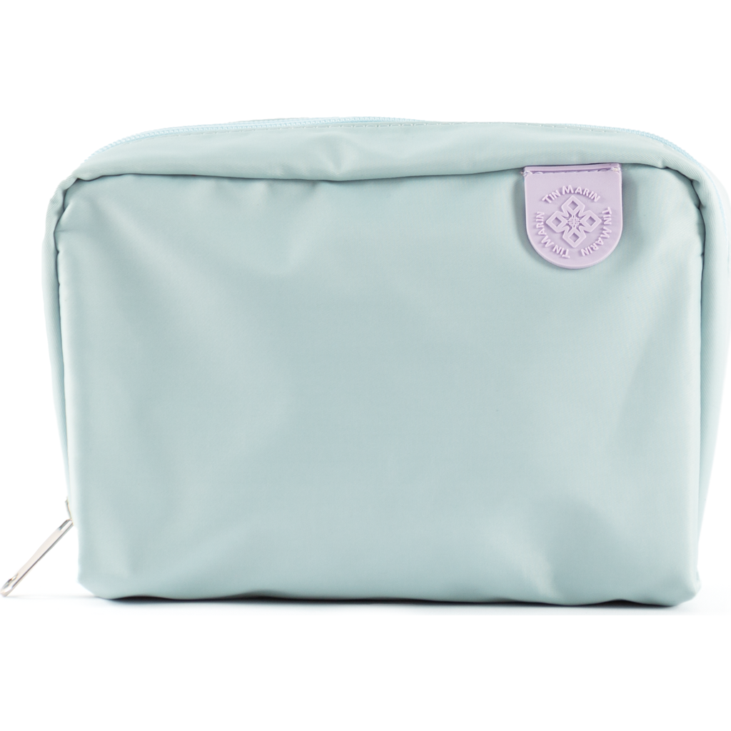Tin Marin Checs Nylon Pouch In Blue