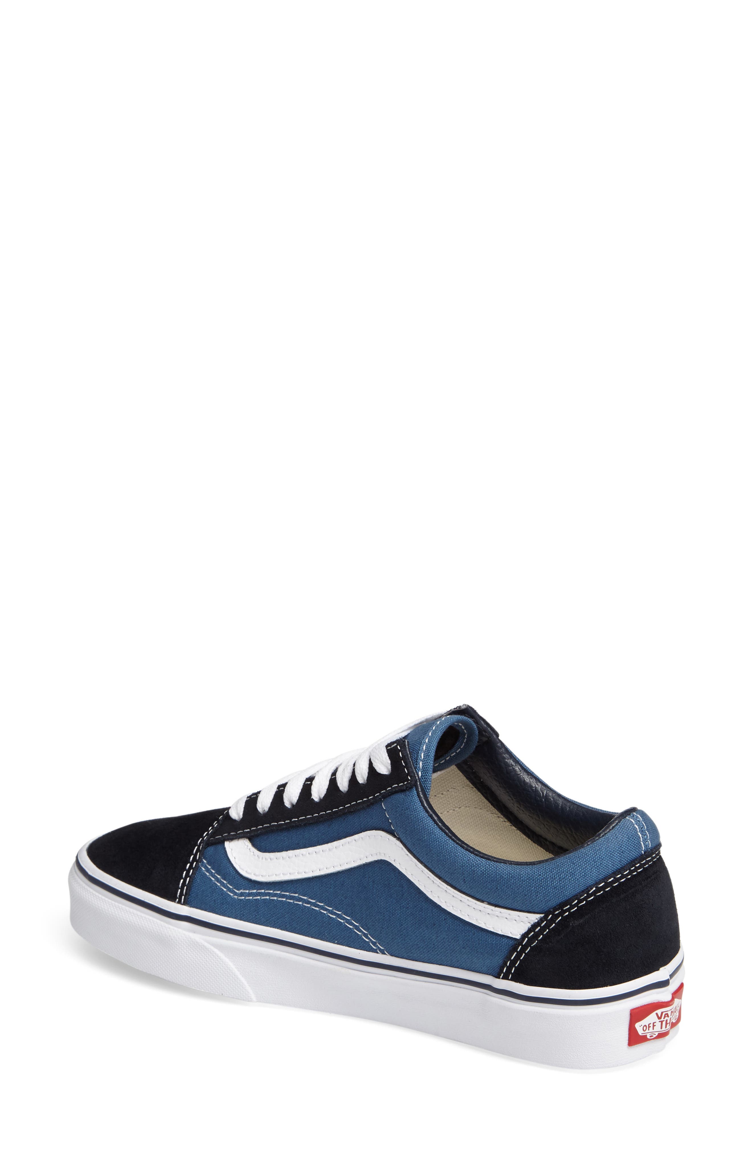Old Skool Sneaker, Alternate, color, NAVY