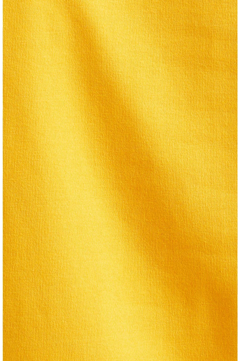 Cotton Ringer V-Neck T-Shirt, Alternate, color, YELLOW AZURE BLUE