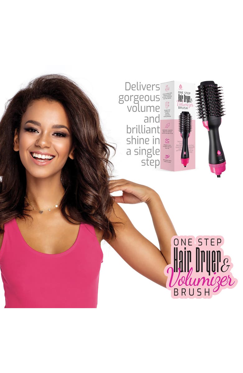 PURSONIC One Step Hair Dryer & Volumizer Brush, Alternate, color, Black