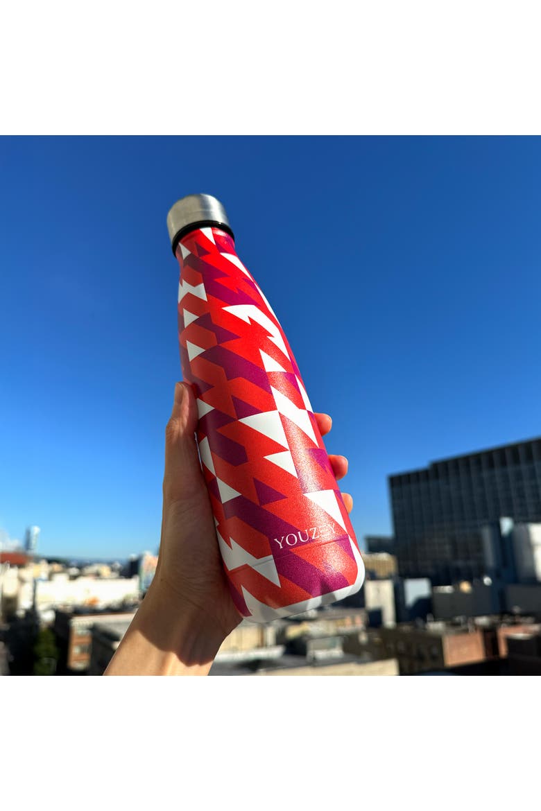 The Ember Water Bottle, Alternate, color, Red