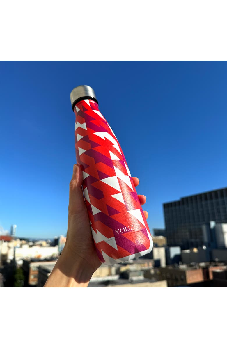 Youzey The Ember Water Bottle, Alternate, color, Red