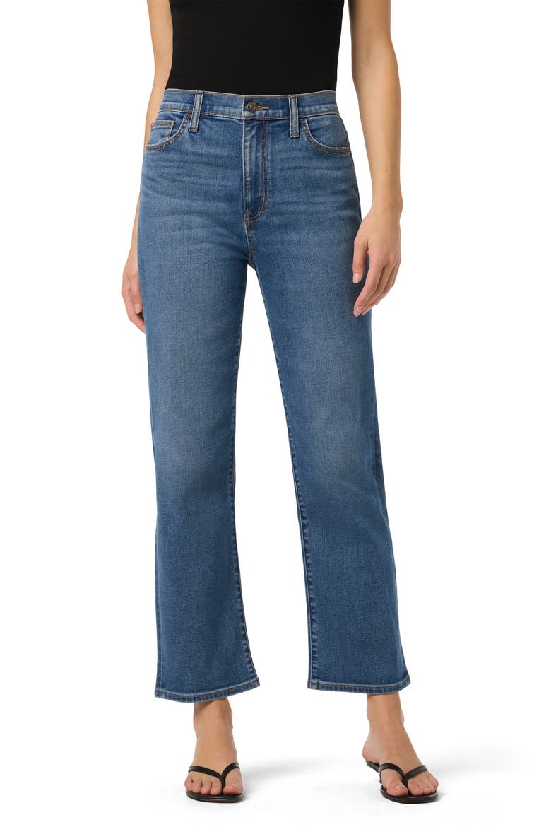 Noa High Waist Ankle Straight Leg Jeans, Main, color, KINTA