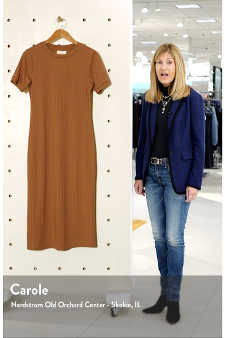 The Romie Ribbed Midi T-Shirt Dress video
