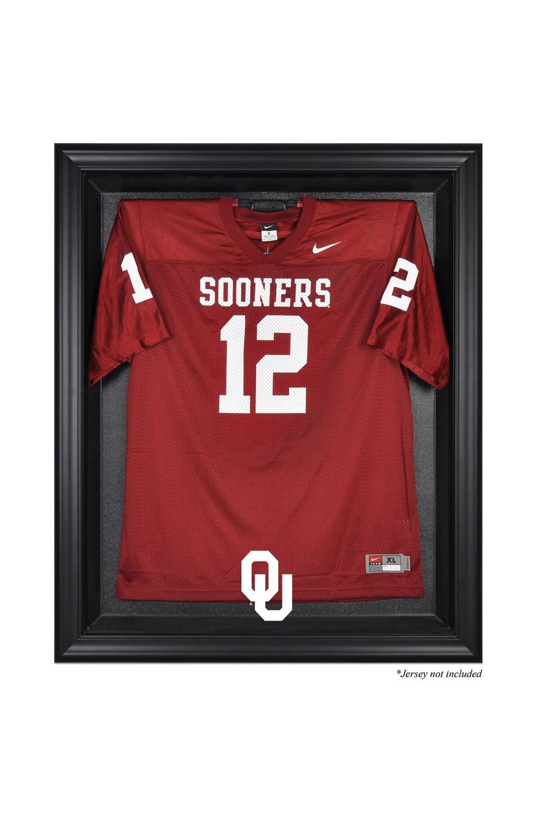 FANATICS AUTHENTIC Oklahoma Sooners Black Framed Logo Jersey Display Case, Main, color, 