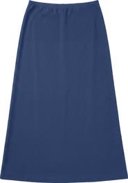 Monte Carlo Elastic Waist Side Tag Pull-On Skirt