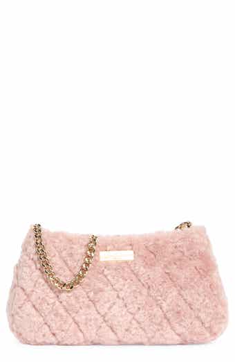 Carey Quilted Faux Fur Small Crossbody Bag