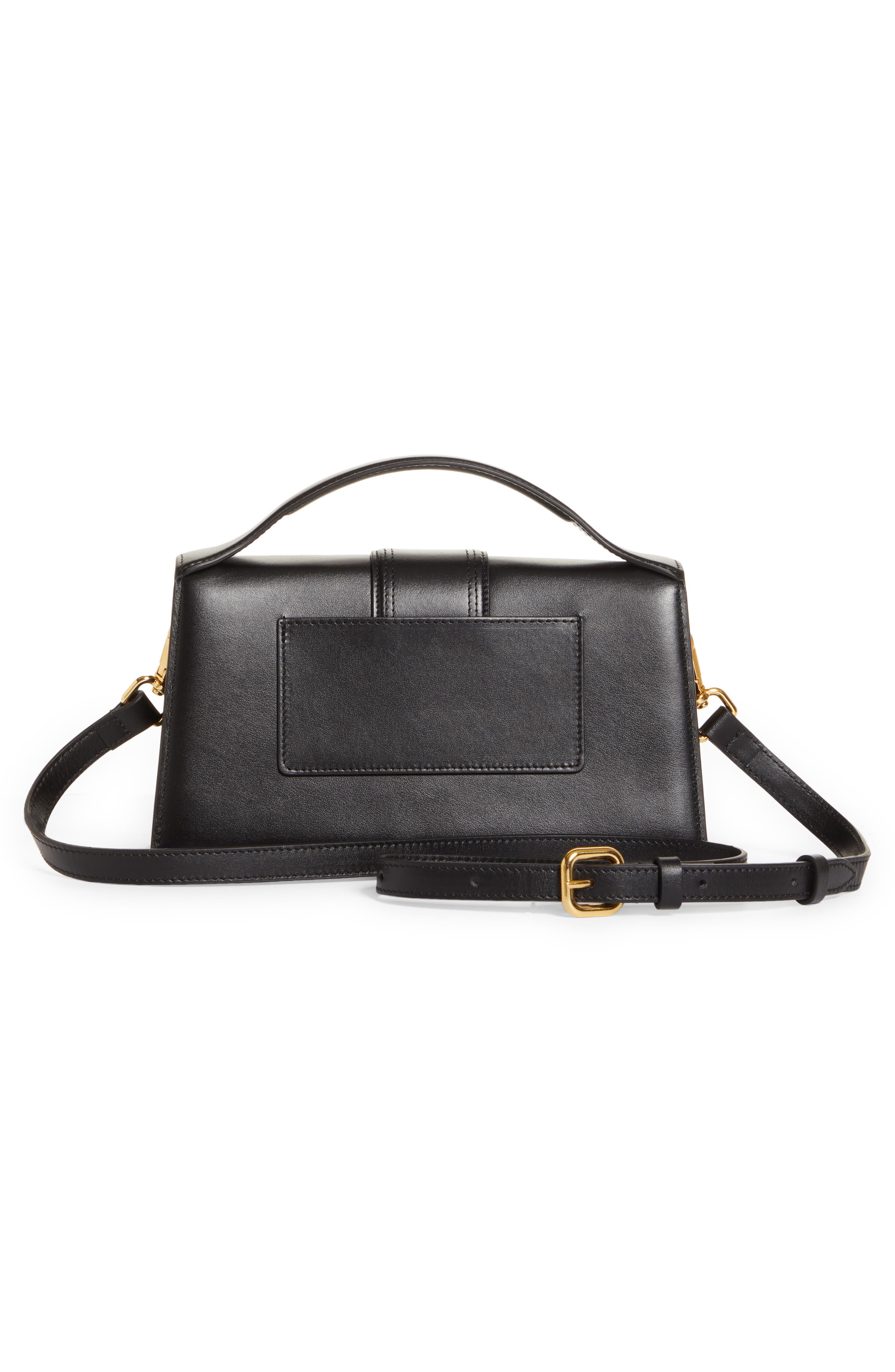 Jacquemus Le Bambino Grand Crossbody Satchel, Alternate, color, Black