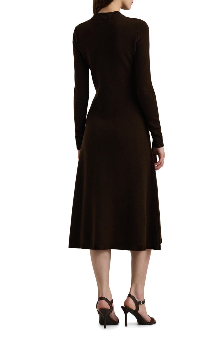 Lauren Ralph Lauren Wool Blend Long Sleeve Sweater Dress, Alternate, color,