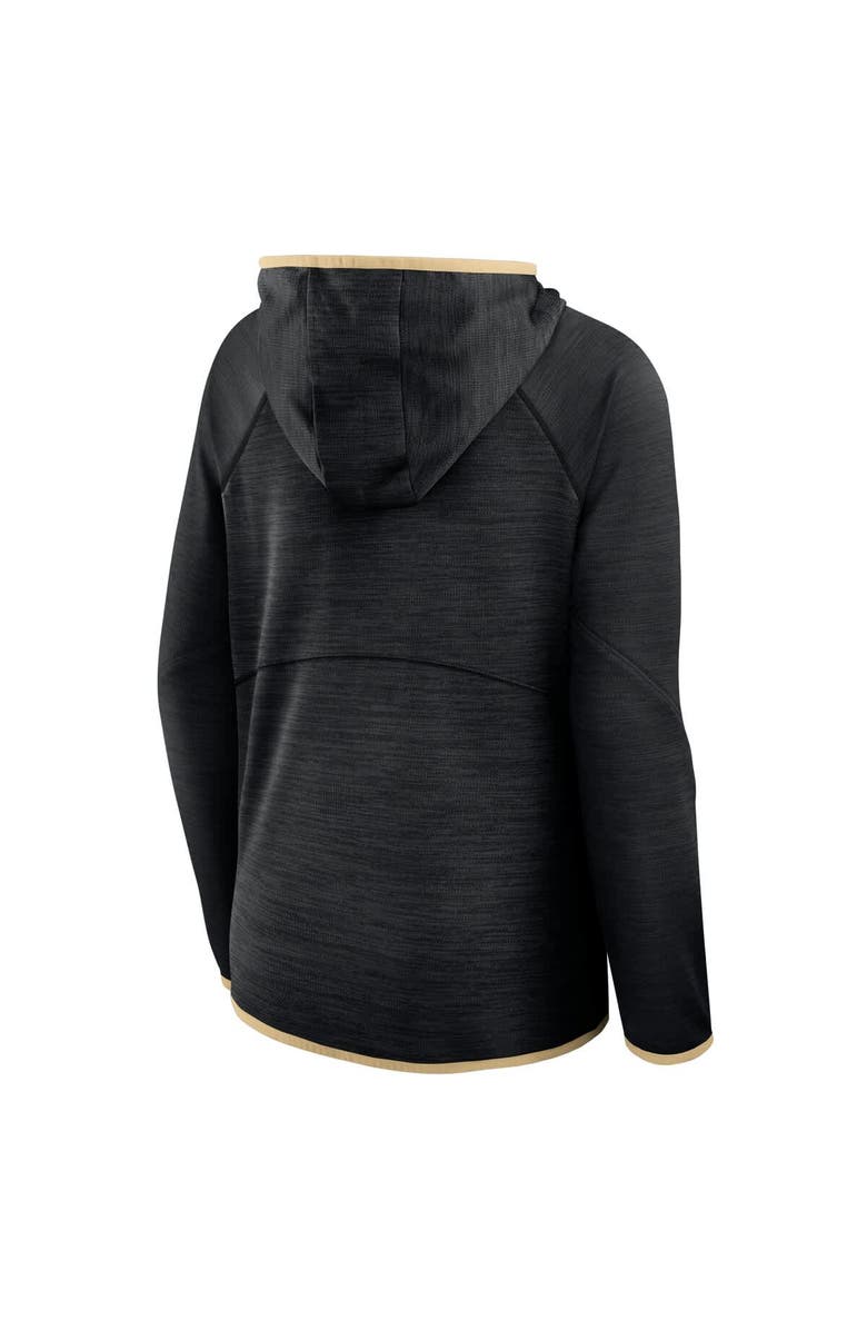 FANATICS Women's Fanatics Black New Orleans Saints Redzone End Around Pass Raglan Full-Zip Hoodie, Alternate, color, Black