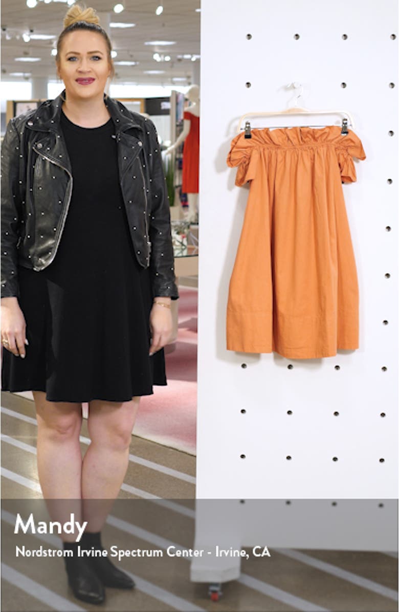 Sophie Off the Shoulder Minidress, sales video thumbnail