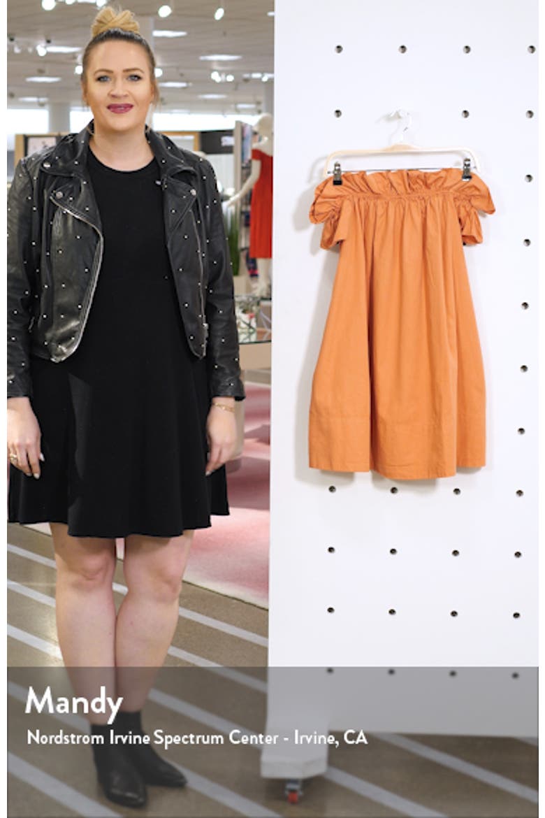 Sophie Off the Shoulder Minidress video