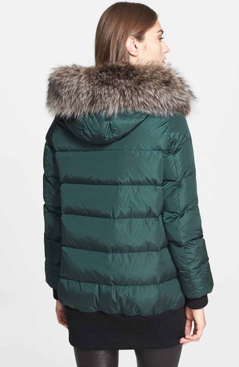 Moncler 'Anglas' Genuine Fur Trim Down Parka, Alternate, color, 