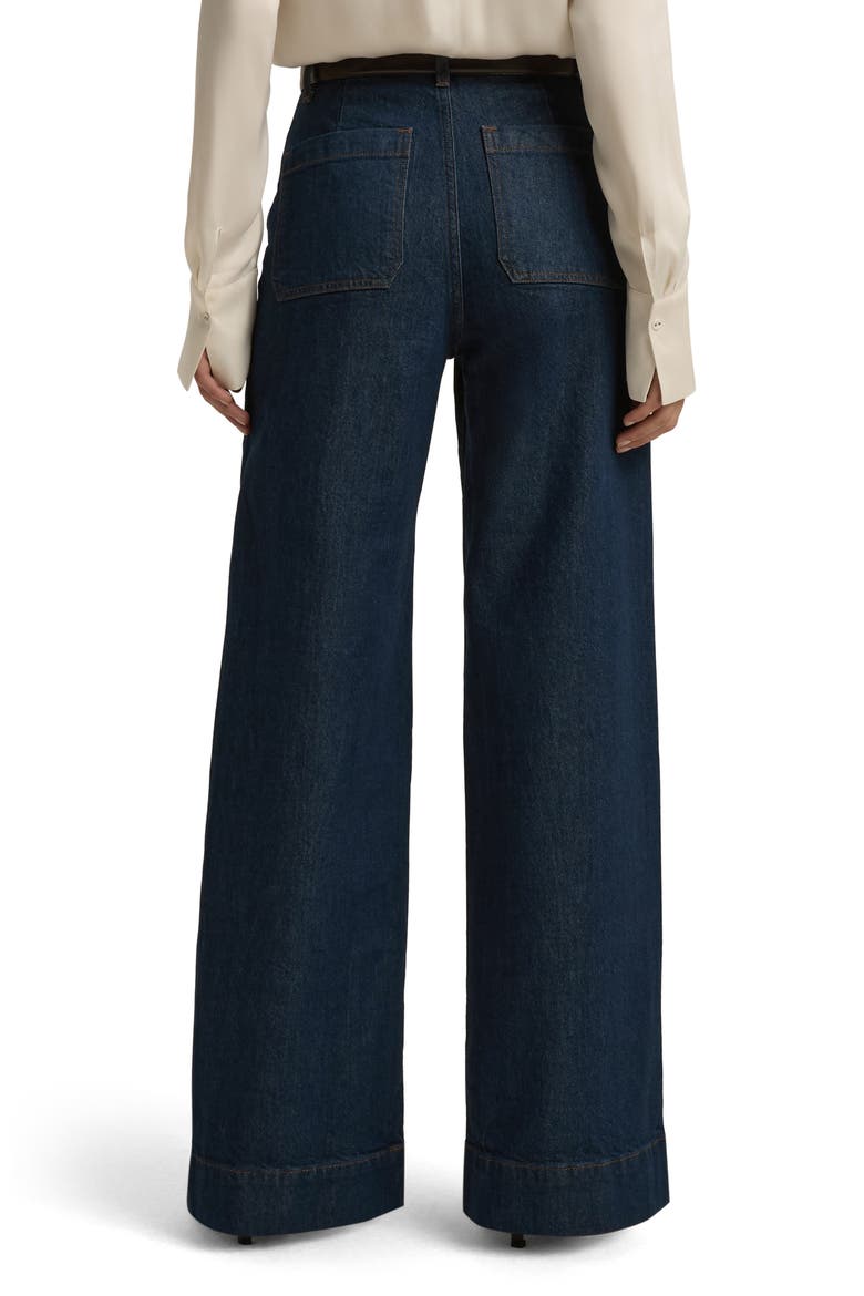 The Mischa Super High Waist Wide Leg Jeans, Alternate, color, PEPPER