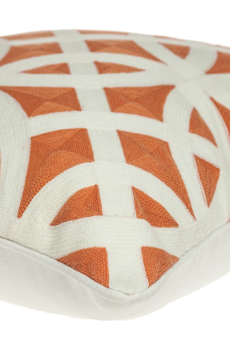 PARKLAND COLLECTION Chano Transitional Pillow - 20" x 20" - Orange, Alternate, color, Orange