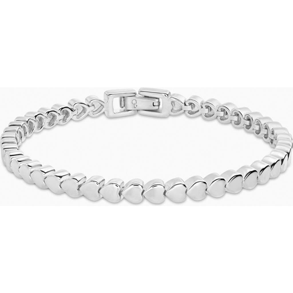 Oak & Luna Dotted Heart Bracelet in Sterling Silver  product