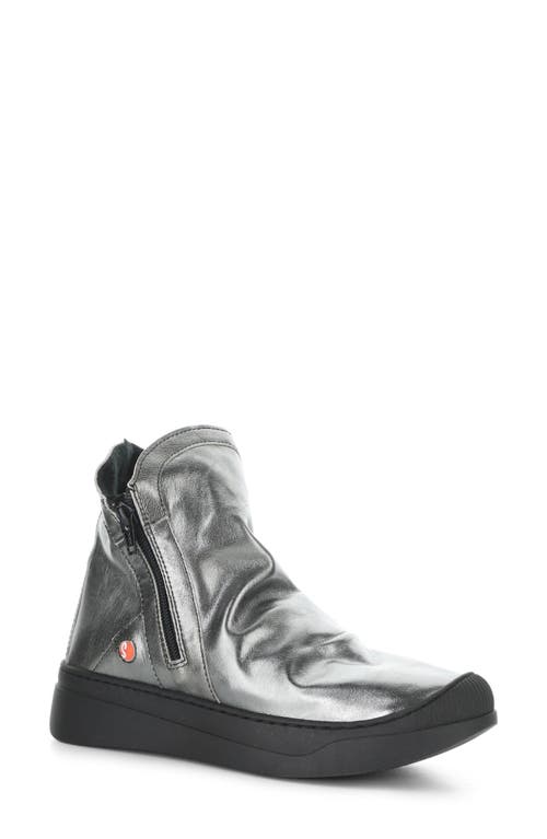 Softinos By Fly London Abil Platform Wedge Bootie In Gray