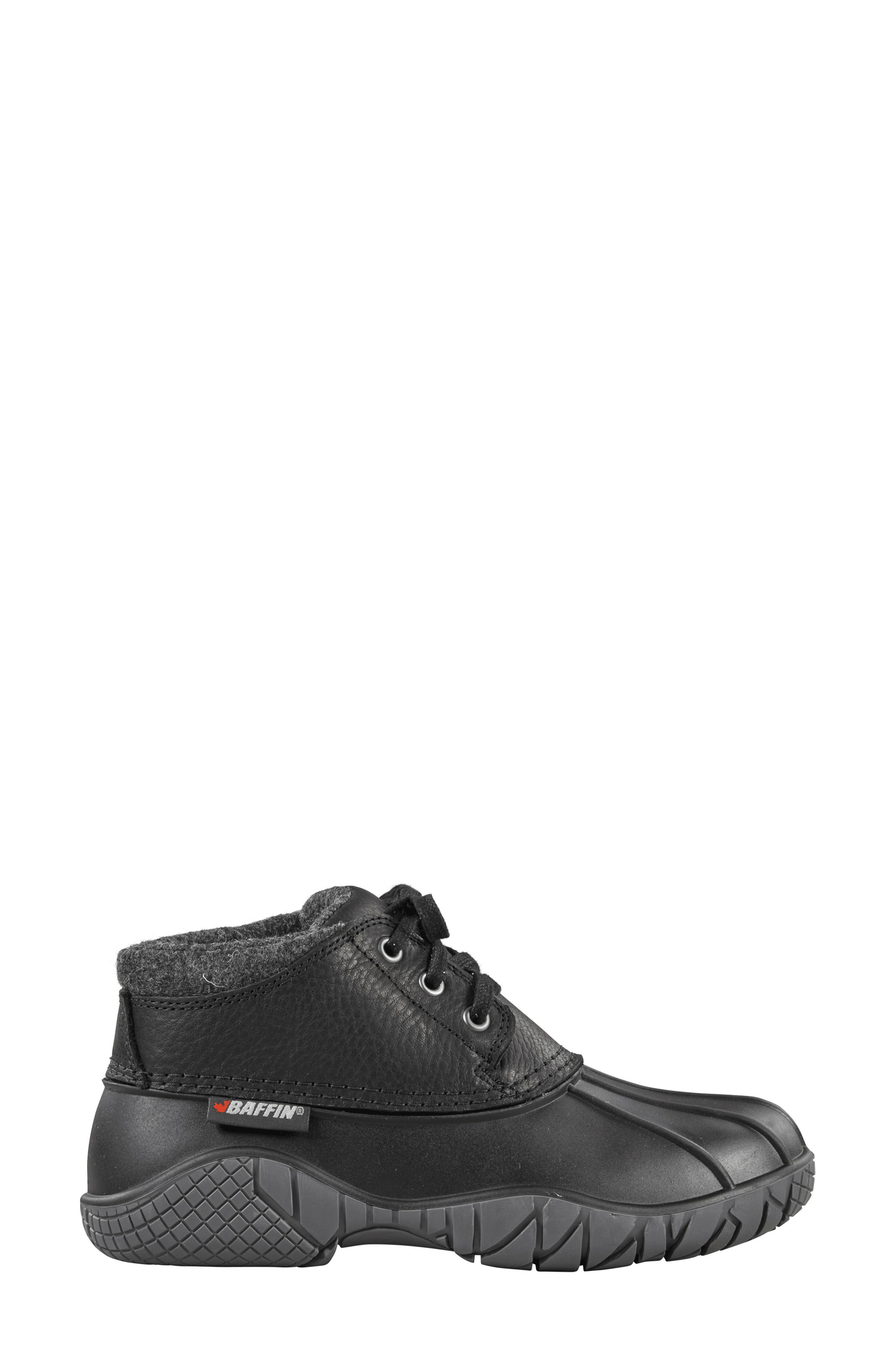 Whitetail II Lace-Up Ankle Duck Boot, Alternate, color, BLACK