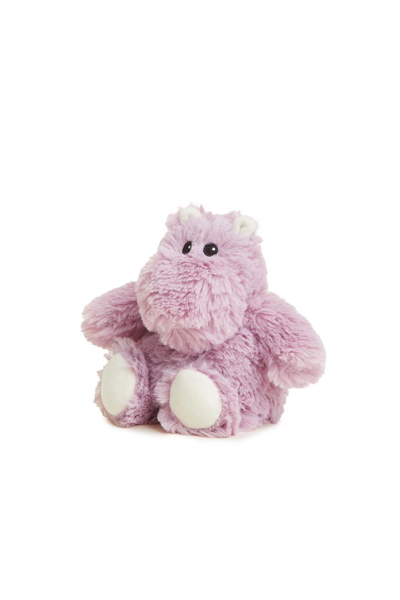 Hippo Junior Plush Toy, Main, color, Medium Purple