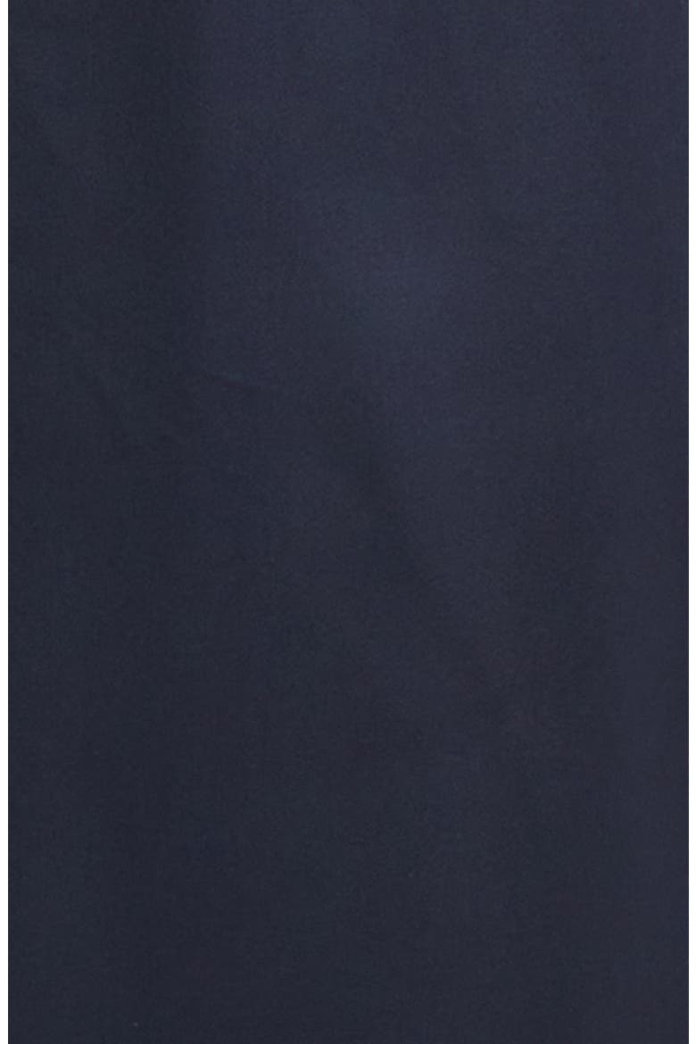 Opal One-Shoulder Single Long Sleeve Satin Gown, Alternate, color, NAVY