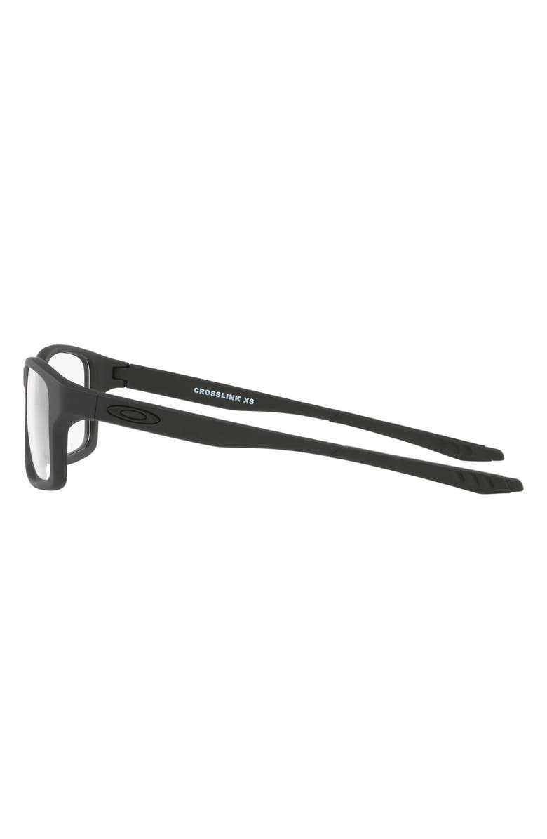 Oakley Kids' Crosslink<sup>®</sup> XS 51mm Rectangular Optical Glasses, Alternate, color, Black