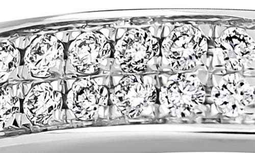 Bony Levy Two-row Diamond Band Ring In Metallic