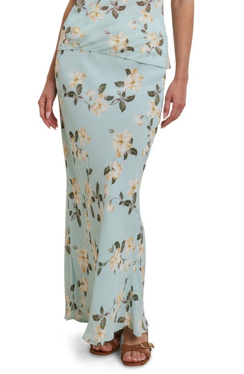 The Favorite Floral Georgette Maxi Skirt