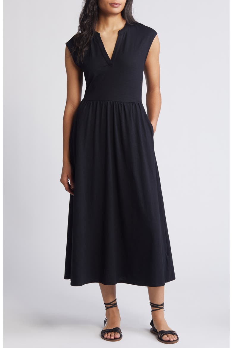 cap sleeve jersey midi dress Boden Chloe (Women) Threadbare