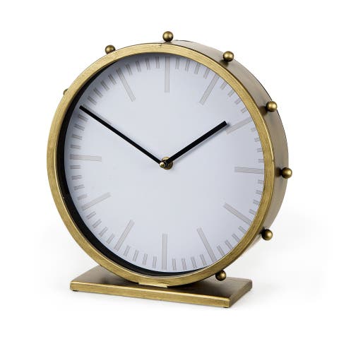 Marian Studded Table Clock