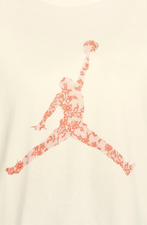 Jordan Mpv Cotton Graphic T-shirt In White