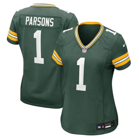 Women's Nike Micah Parsons Green Green Bay Packers Game Player Jersey