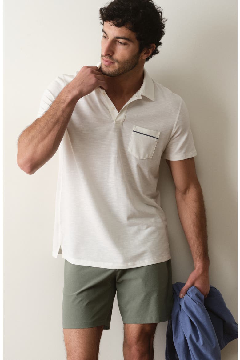 Air Pocket Polo, Alternate, color, WHITE