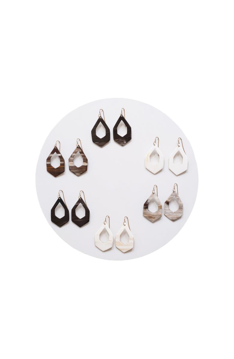 Maadili Collective Hex Deco Drop Earrings, Alternate, color, 