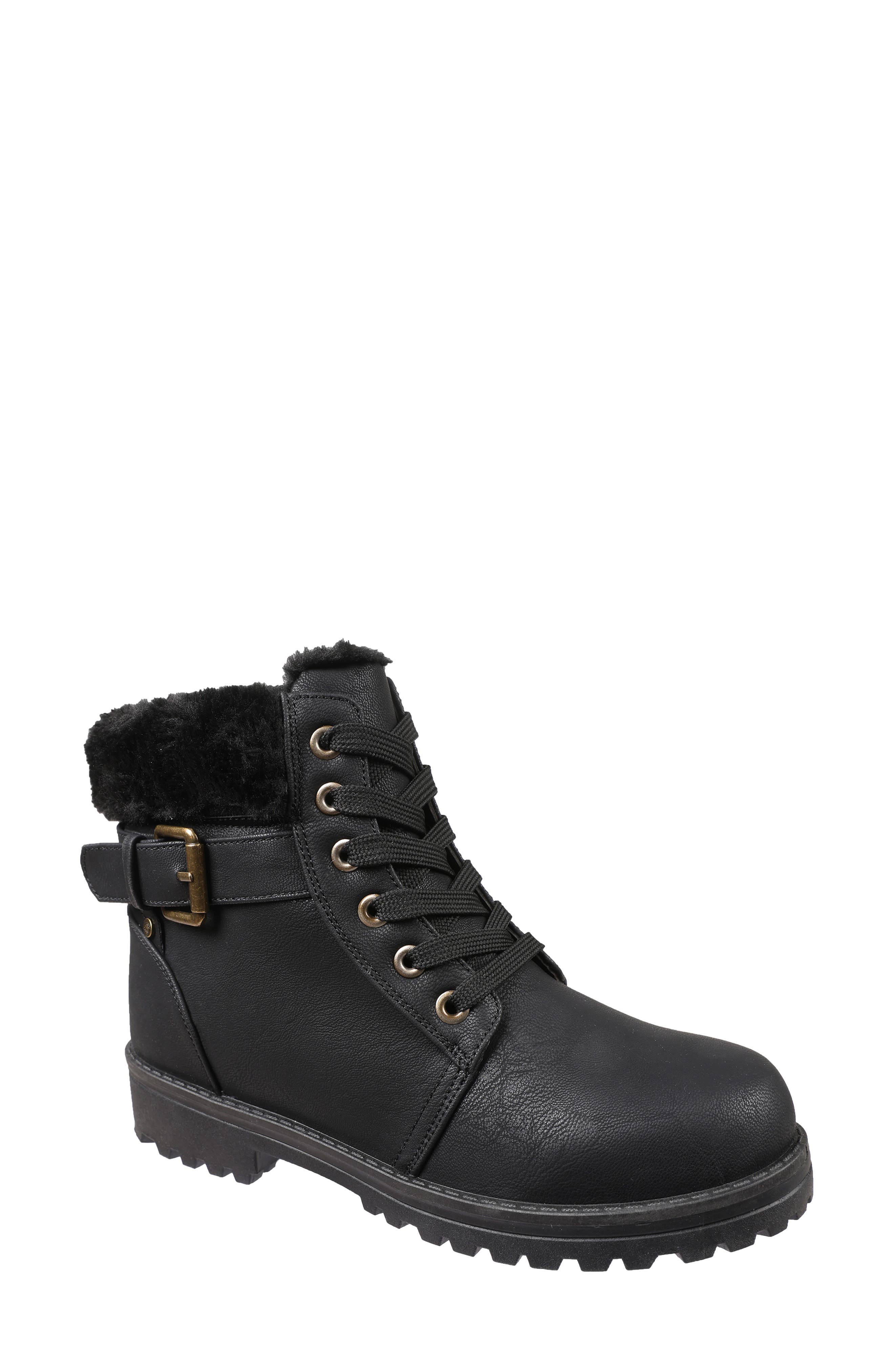 LAMO Kit Faux Fur Lug Boot, Main, color, 