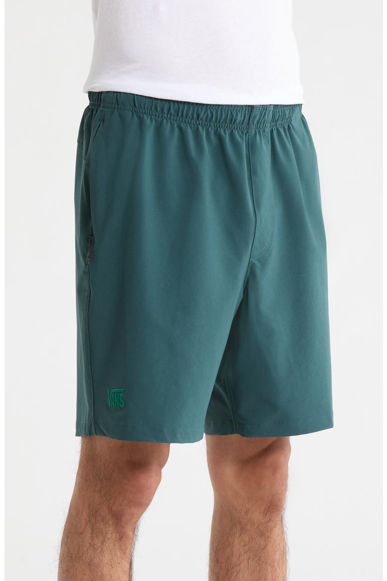 Outline Hybrid Water Repellent Shorts, Alternate, color, MYSTIC MOSS