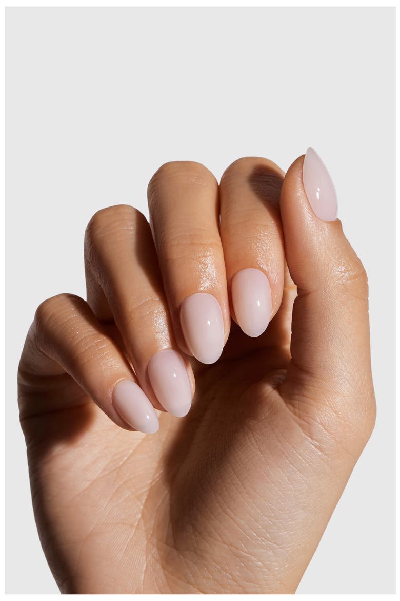 Salon U-ltimate Extra Short Almond Press-On Nails, Alternate, color, COCONUT MILK