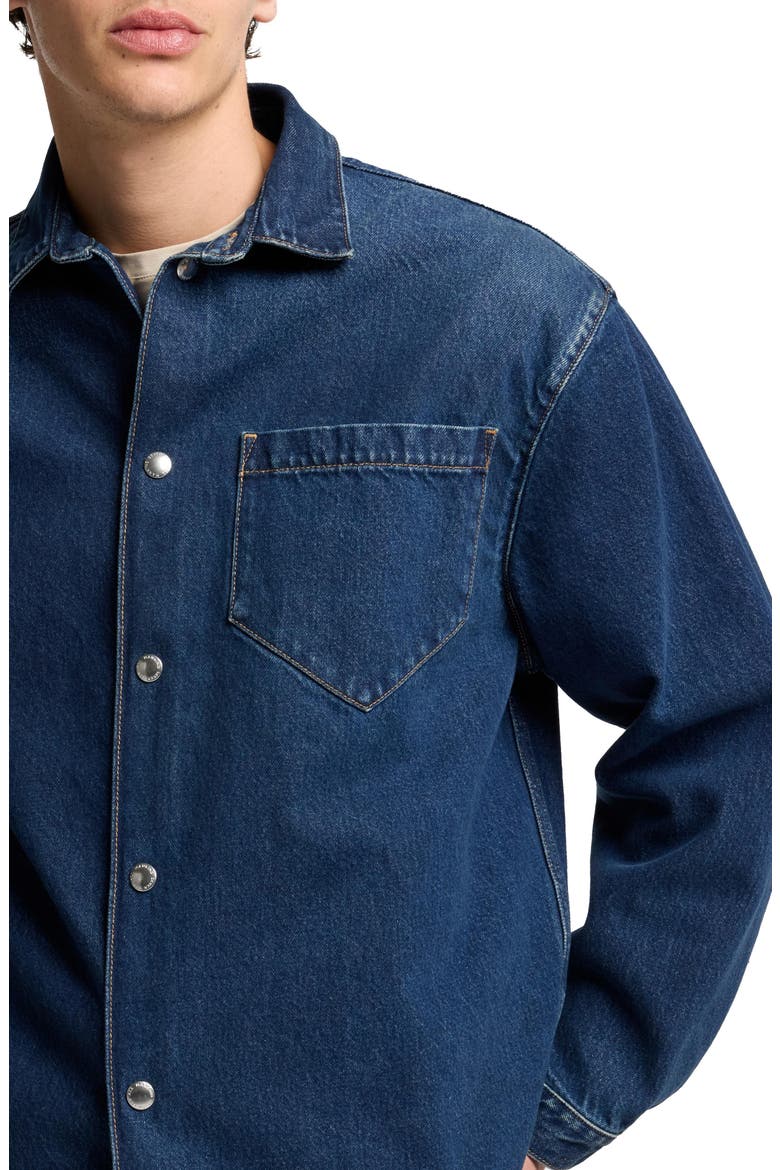 Denim Overshirt, Alternate, color, ENDURING