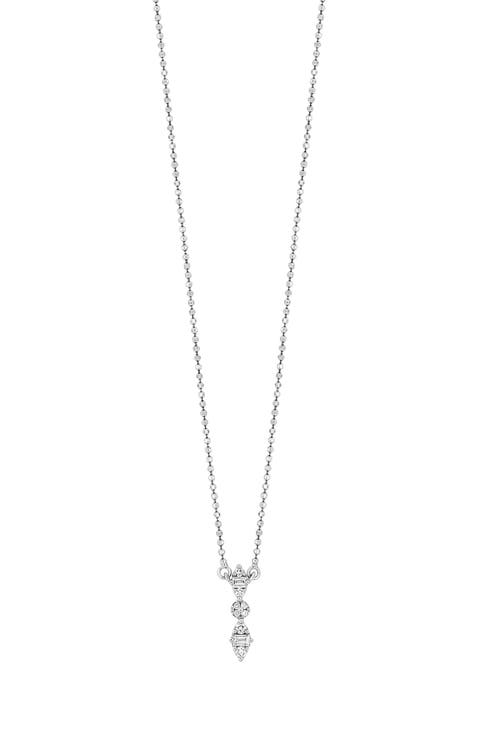 18K White Gold Gatsby Diamond Pendant Necklace - 0.22 ctw (Nordstrom Exclusive)