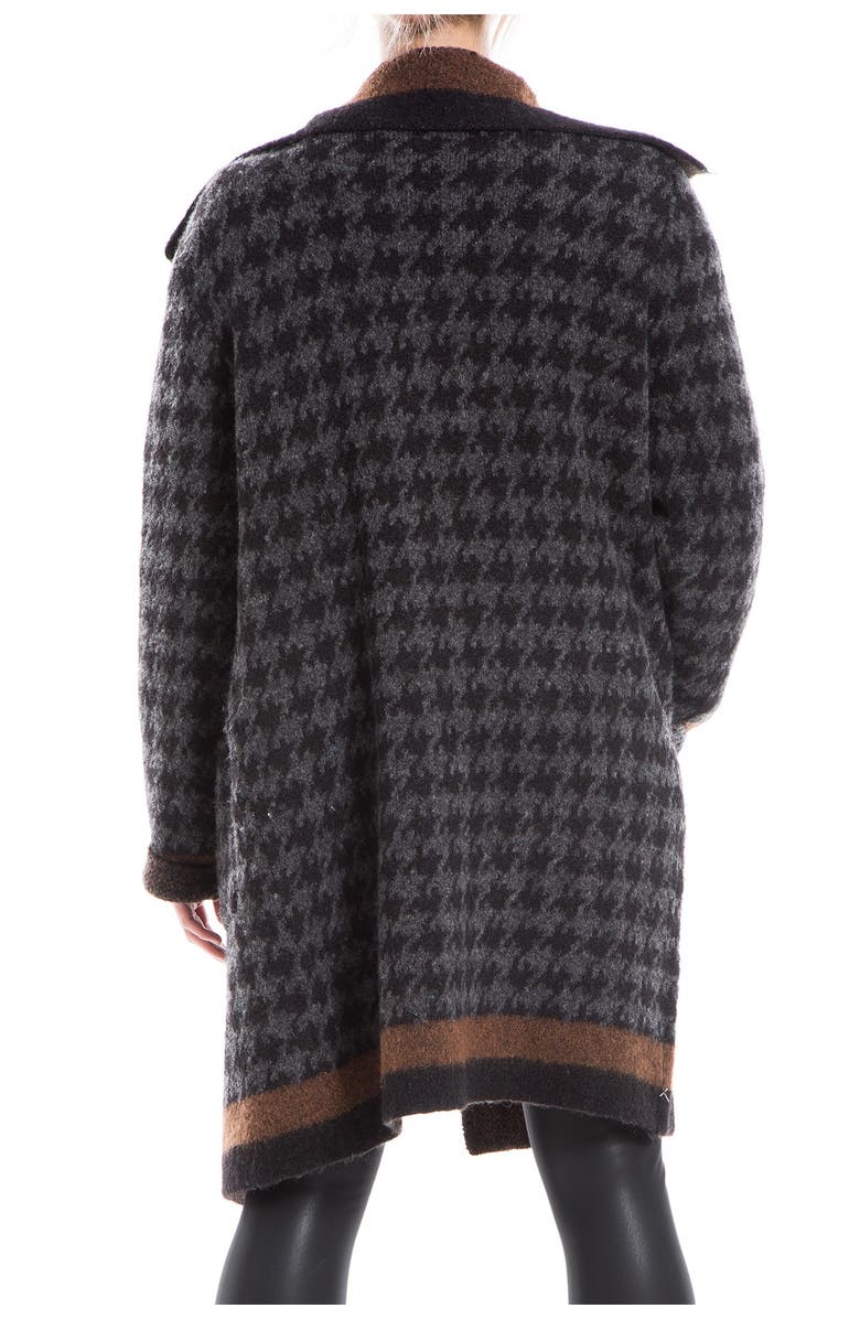 MAX STUDIO Houndstooth Cardigan Coat, Alternate, color,