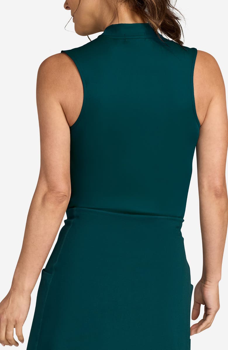 Bad Birdie Blade Collar Performance Golf Sleeveless Polo, Alternate, color, Lush Green