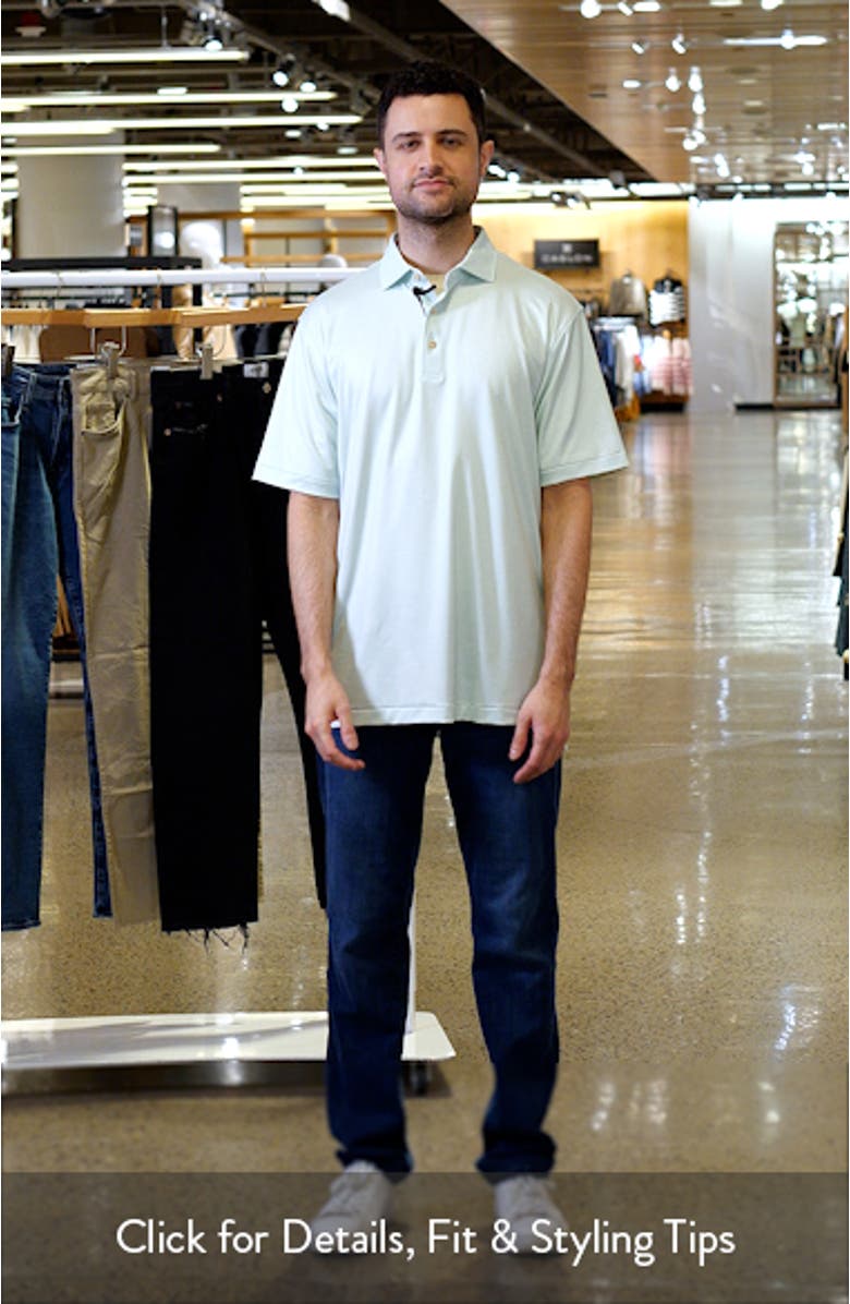 Orbit Microprint Performance Jersey Polo