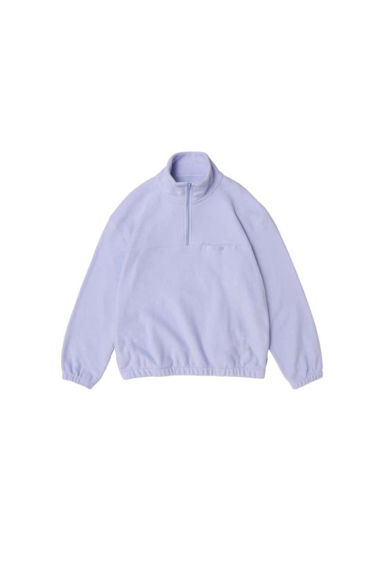 Quarter Zip Fleece, Main, color, Lavender